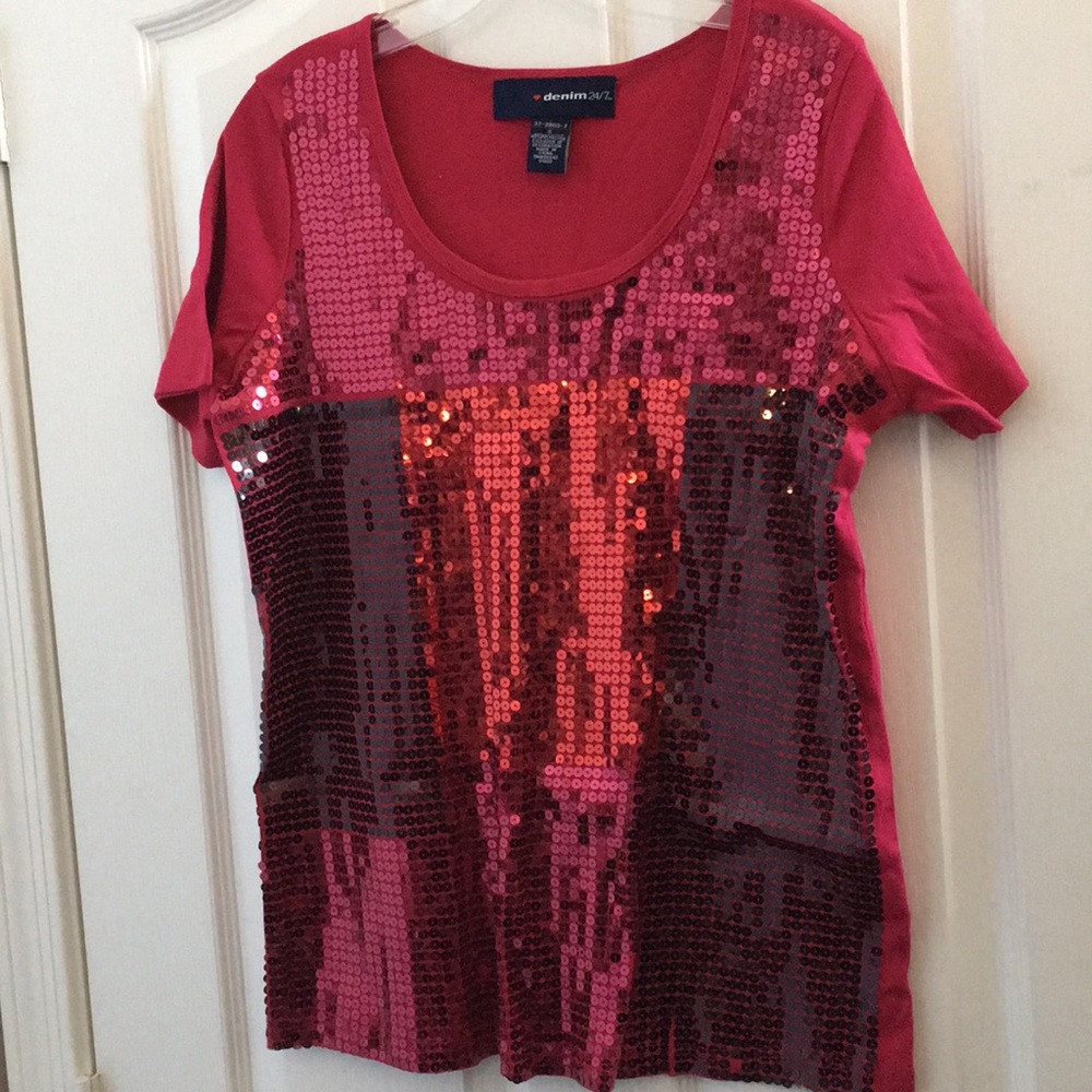 FINAL MARKDOWN Ladies’ NWOT denim 24/7 Top (S)